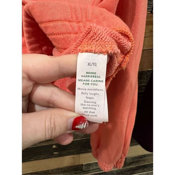 AERIE CROPPED FULL ZIP HOODIE sz XL - Picture 5 of 8